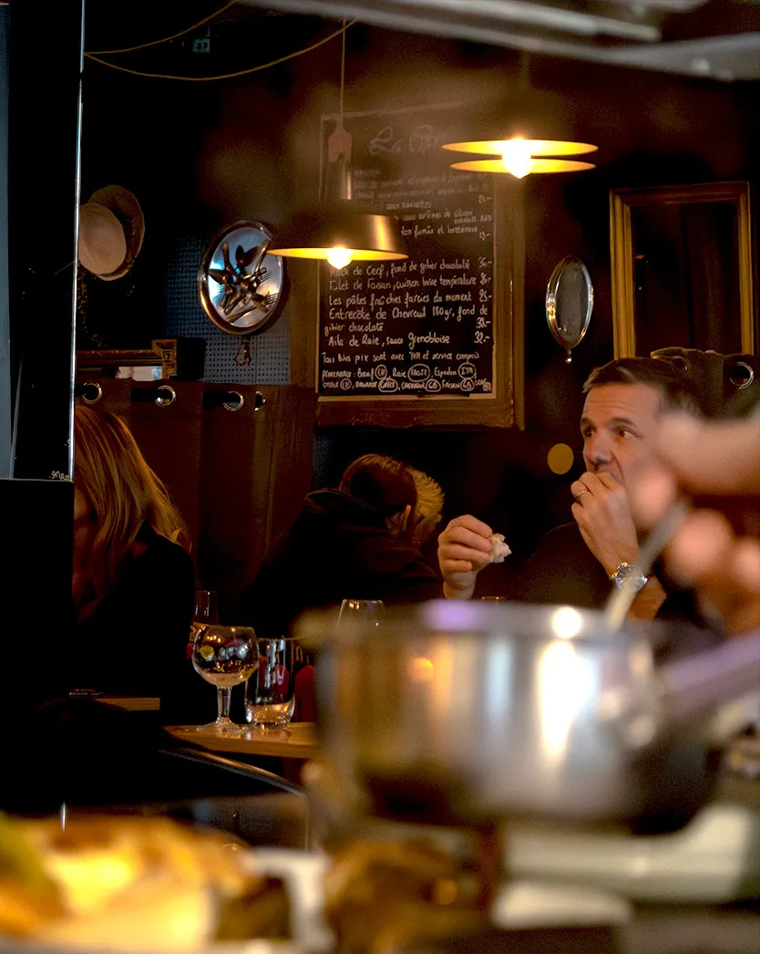 Salle du restaurant La Halle des Sens